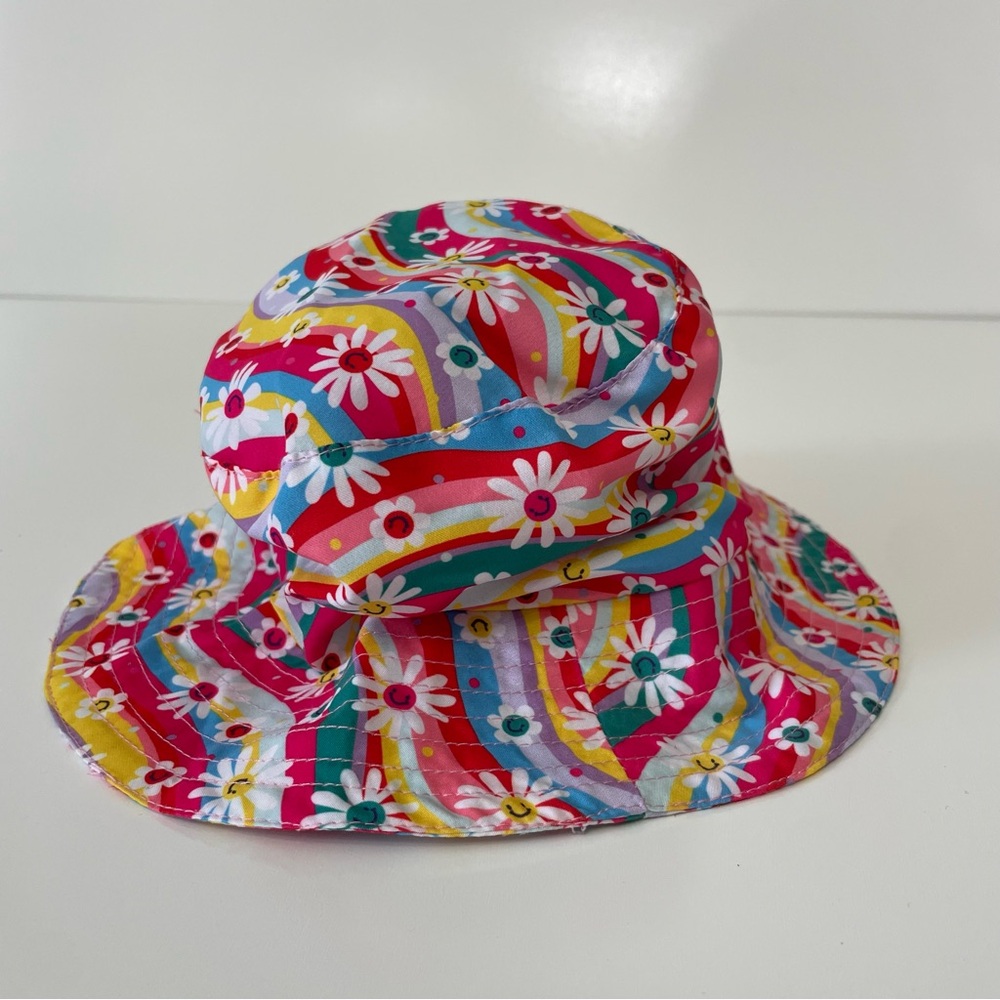 Baby Floral Pink Multicolor Summer Sun Hat